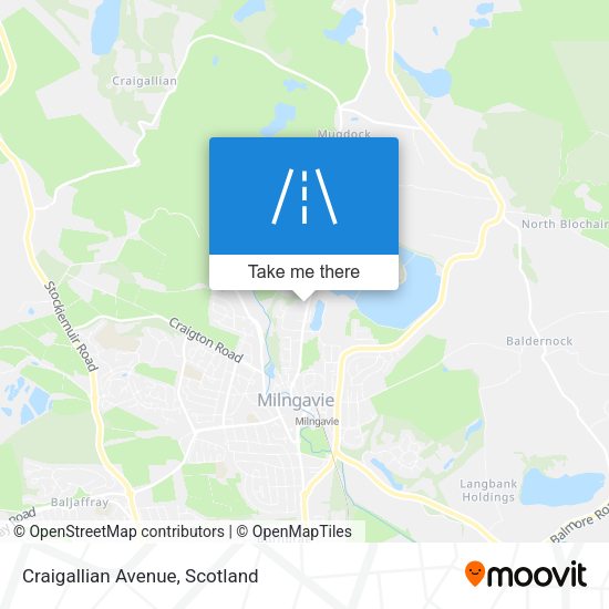 Craigallian Avenue map
