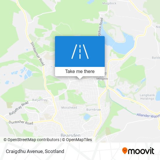 Craigdhu Avenue map