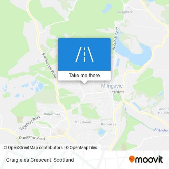 Craigielea Crescent map