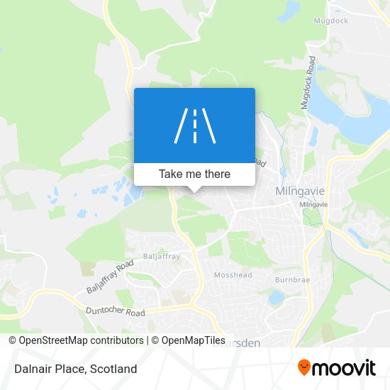 Dalnair Place map