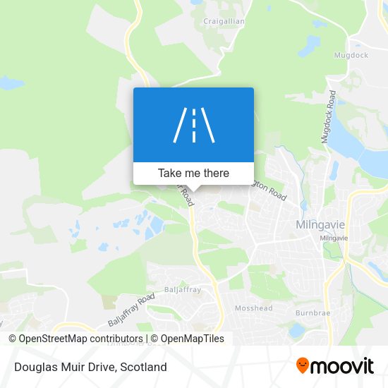 Douglas Muir Drive map