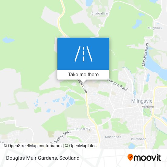 Douglas Muir Gardens map