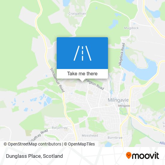 Dunglass Place map