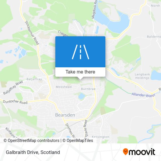 Galbraith Drive map