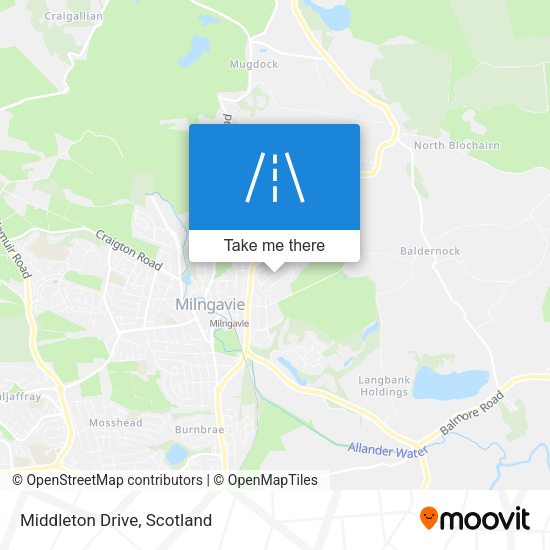 Middleton Drive map