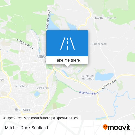 Mitchell Drive map