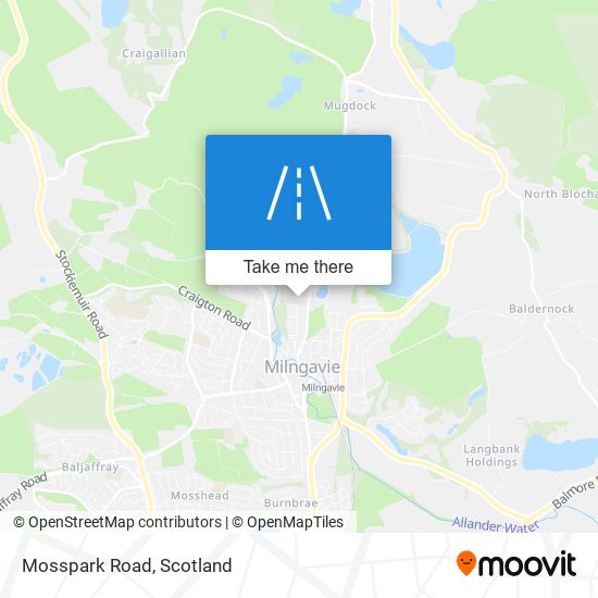 Mosspark Road map