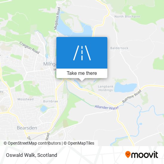 Oswald Walk map