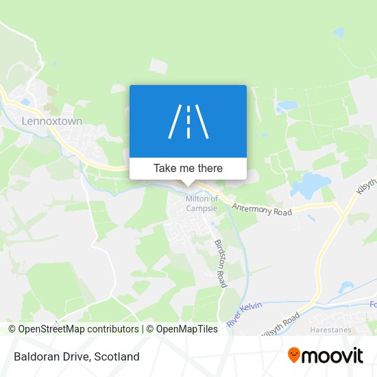 Baldoran Drive map