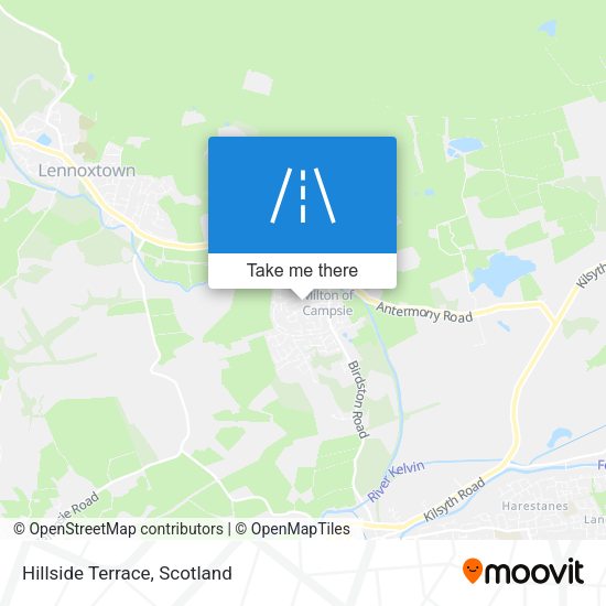 Hillside Terrace map