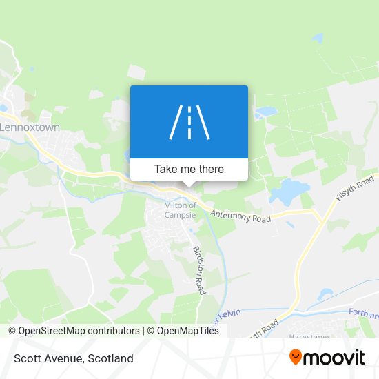 Scott Avenue map
