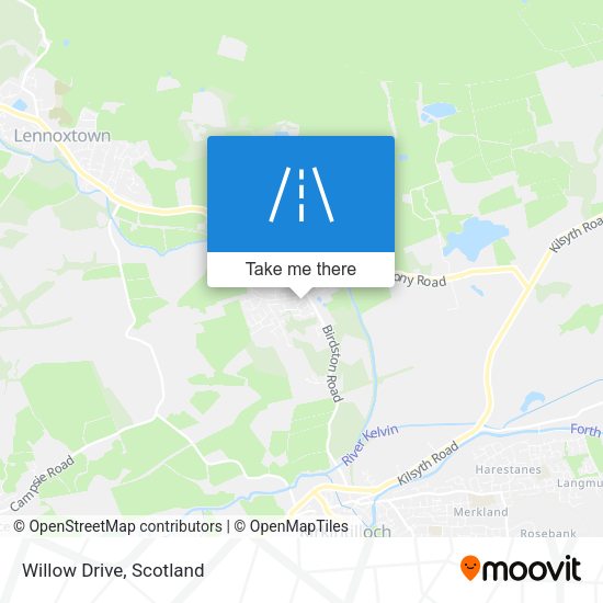 Willow Drive map