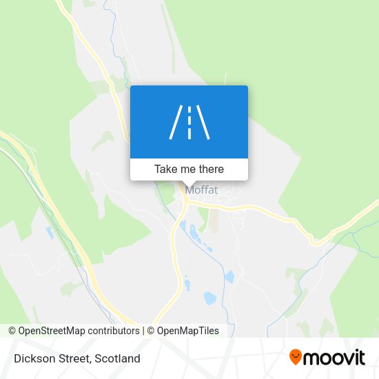Dickson Street map