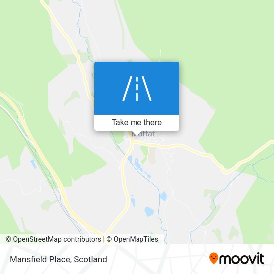 Mansfield Place map