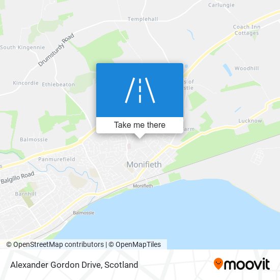 Alexander Gordon Drive map