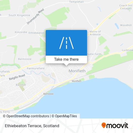 Ethiebeaton Terrace map