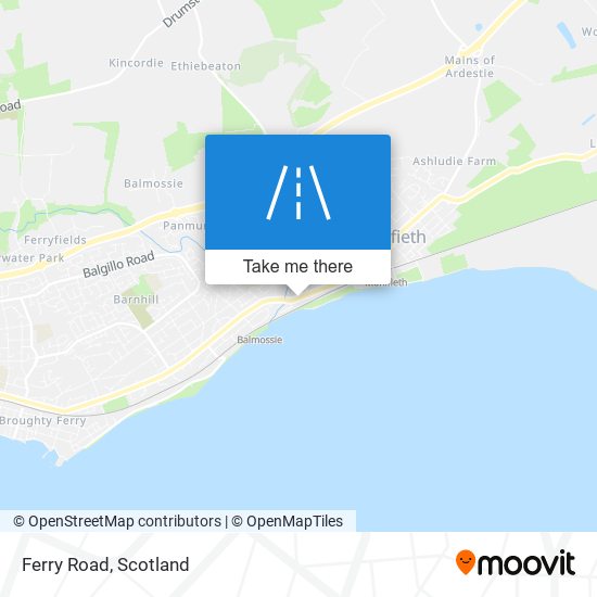 Ferry Road map