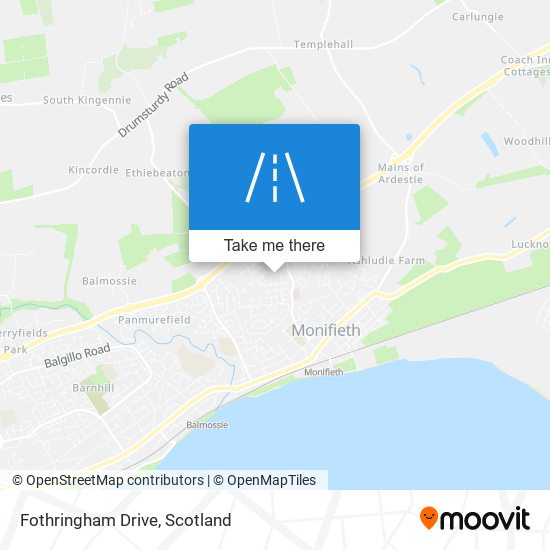 Fothringham Drive map