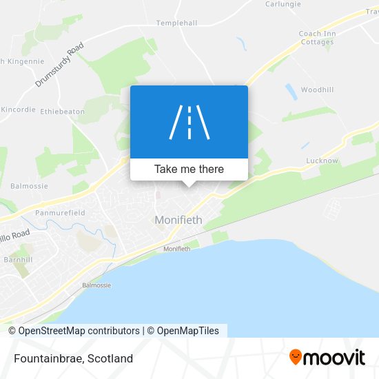 Fountainbrae map