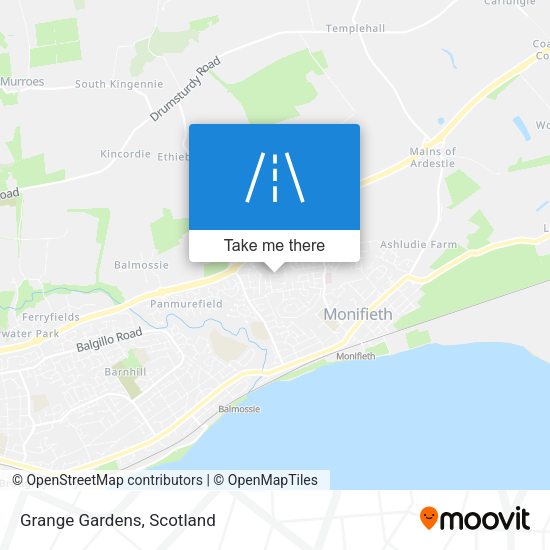 Grange Gardens map