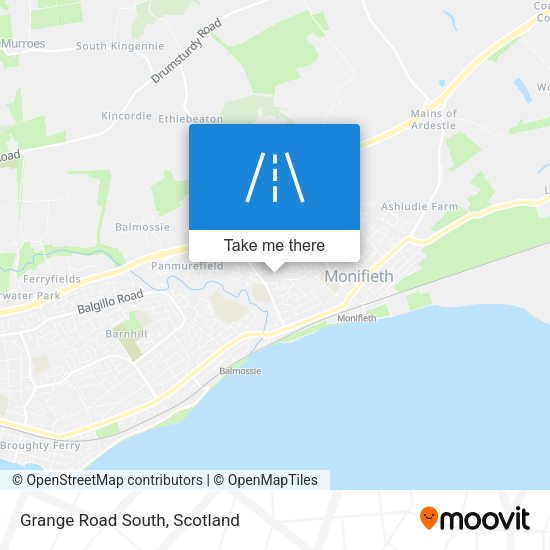 Grange Road South map
