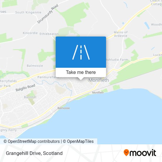 Grangehill Drive map