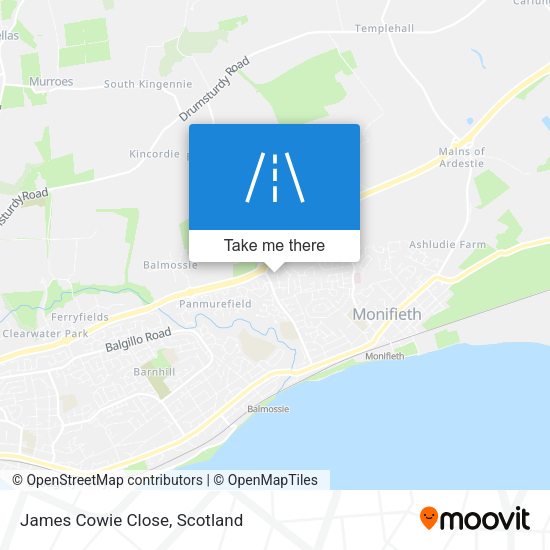 James Cowie Close map