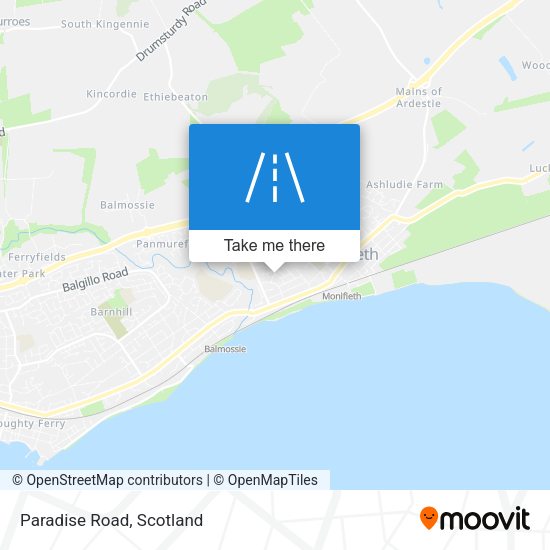 Paradise Road map