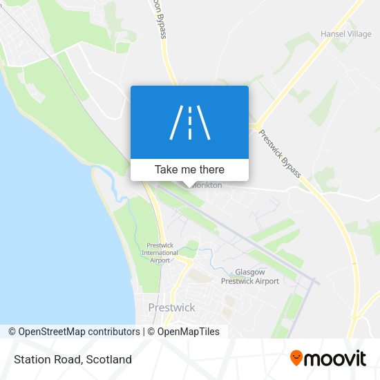 Station Road map
