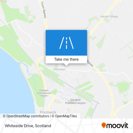 Whiteside Drive map