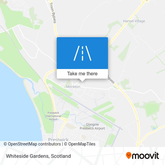 Whiteside Gardens map