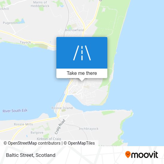 Baltic Street map