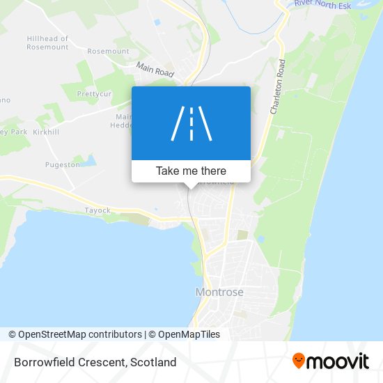 Borrowfield Crescent map