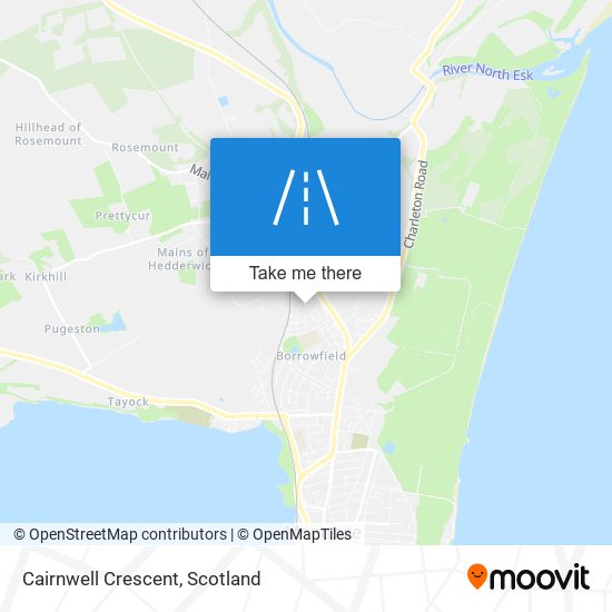 Cairnwell Crescent map