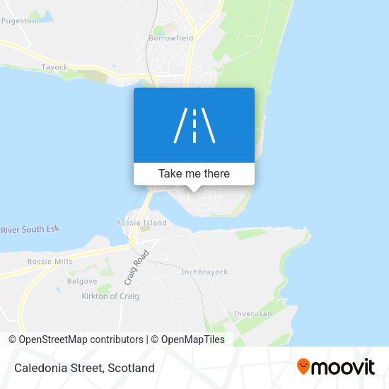 Caledonia Street map