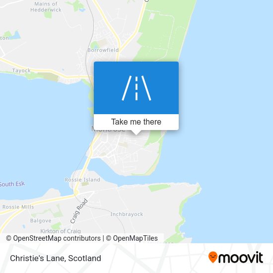 Christie's Lane map