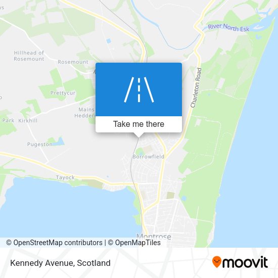Kennedy Avenue map