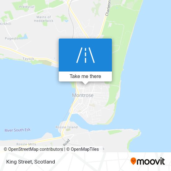 King Street map