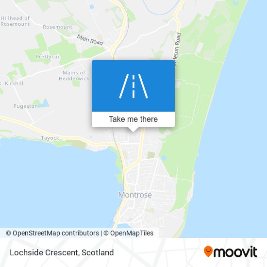 Lochside Crescent map