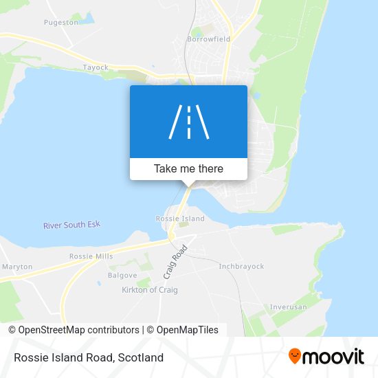 Rossie Island Road map