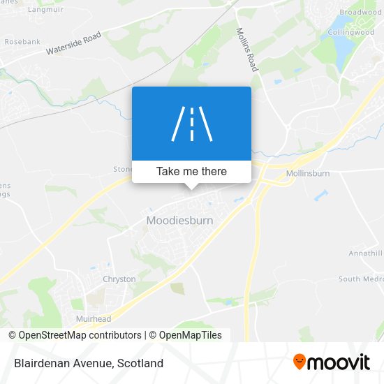 Blairdenan Avenue map