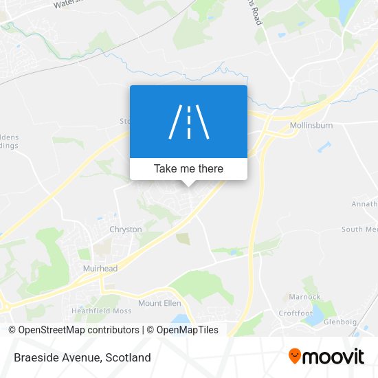 Braeside Avenue map