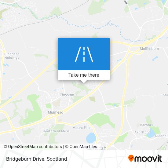 Bridgeburn Drive map