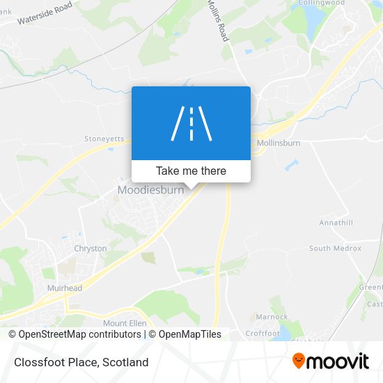 Clossfoot Place map
