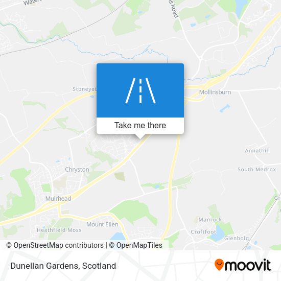 Dunellan Gardens map