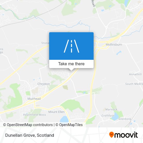 Dunellan Grove map