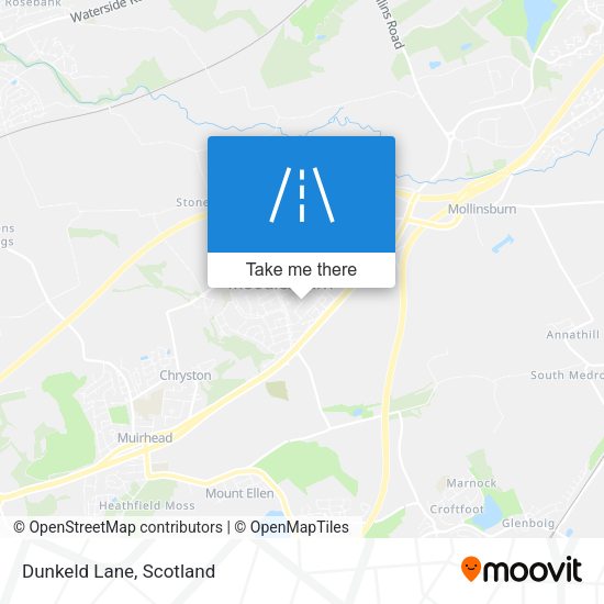 Dunkeld Lane map