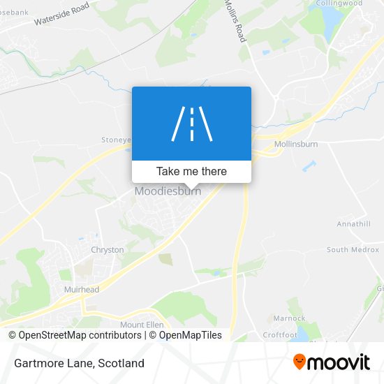 Gartmore Lane map