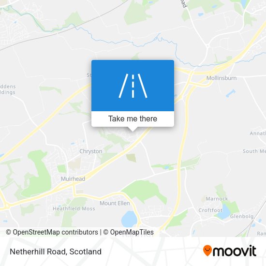 Netherhill Road map