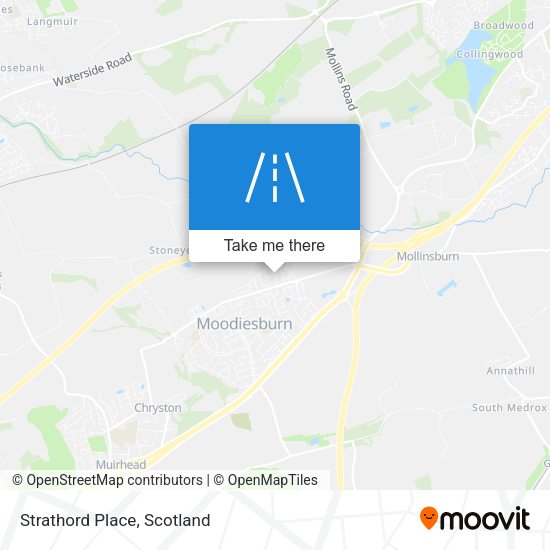 Strathord Place map